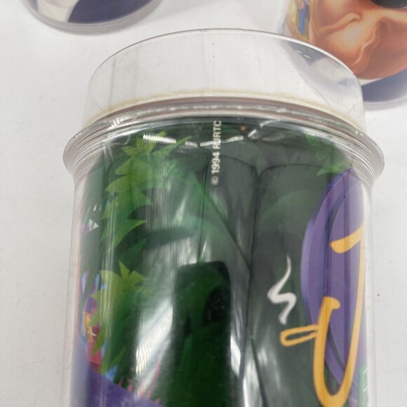 Vintage 1980's Joe Camel Hard Plastic Thermo Serv Drink Glasses Cups Set Of 4 - Picture 6 of 7